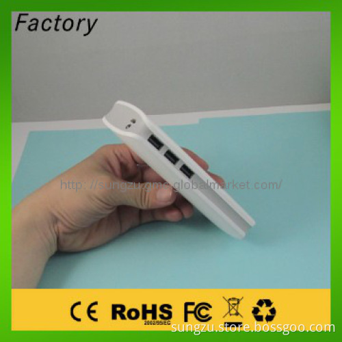 2014 hot sell 3 USB 13000mah mobile device power bank